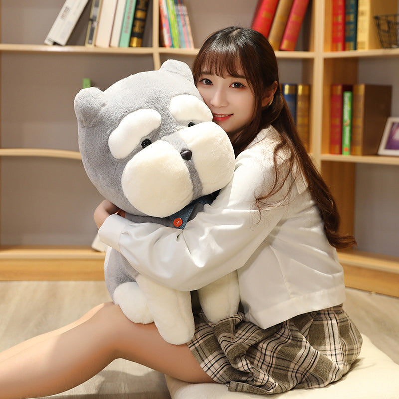 Discover the Cuddle-Worthy Schnauzer Dog Plush Toy!